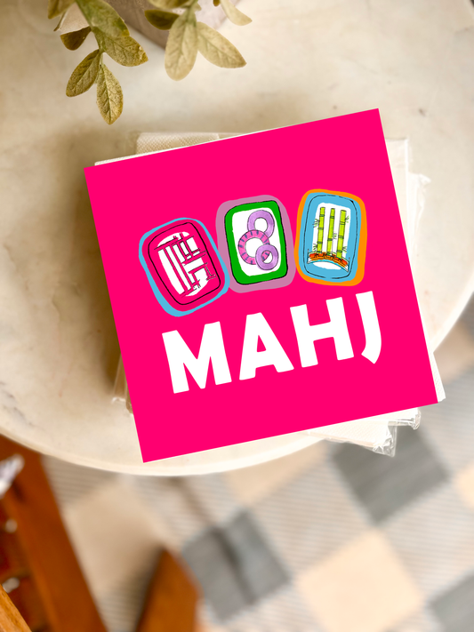 Happy By Rachel, LLC - Mahjong Cocktail Napkins