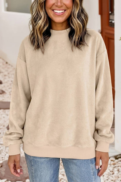 Little Daisy Closet - Game Day Oversize Reversible Mock Neck Sweatshirt | S-4X