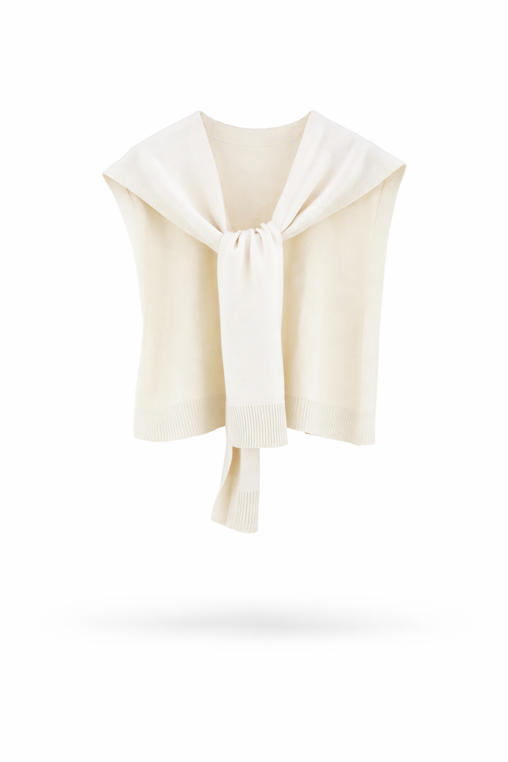 Original USA - Solid Preppy Mock Sweater Wrap
