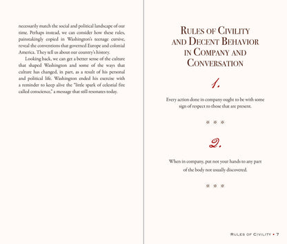 Peter Pauper Press - George Washington's Rules of Civility and Decent Behavior in Company and Conversation