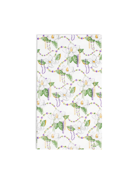 The Royal Standard "Mardi Magnolia" Guest Napkins