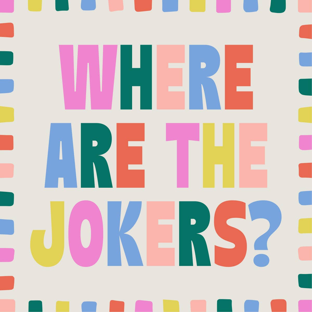 soiree-sisters - Mahjong Cocktail Funny Napkin | Jokers