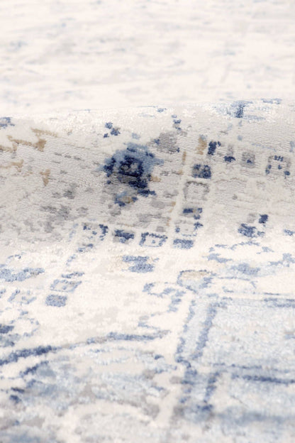 Pasargad Home - Efes Oriental Light Gray/Light Blue Area Rug