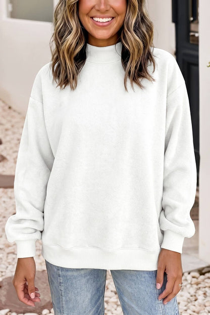 Little Daisy Closet - Game Day Oversize Reversible Mock Neck Sweatshirt | S-4X