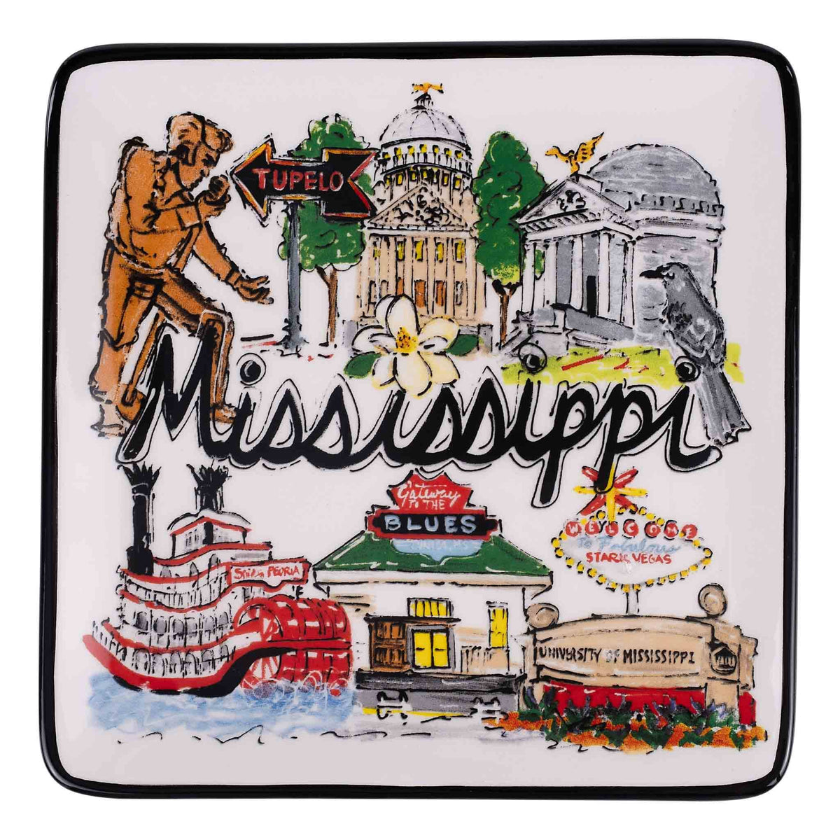 Glory Haus - State of Mississippi Icon Trinket Tray