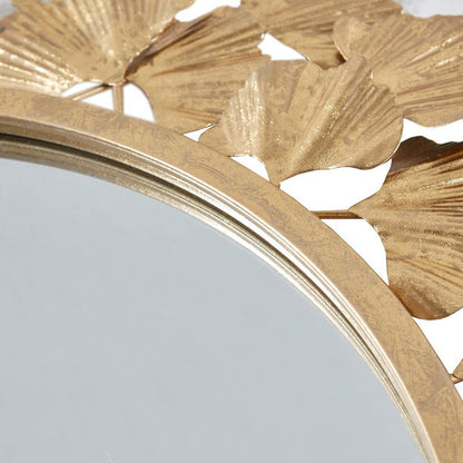 Olliix - Gold Foil Ginkgo Leaf Decor Mirror