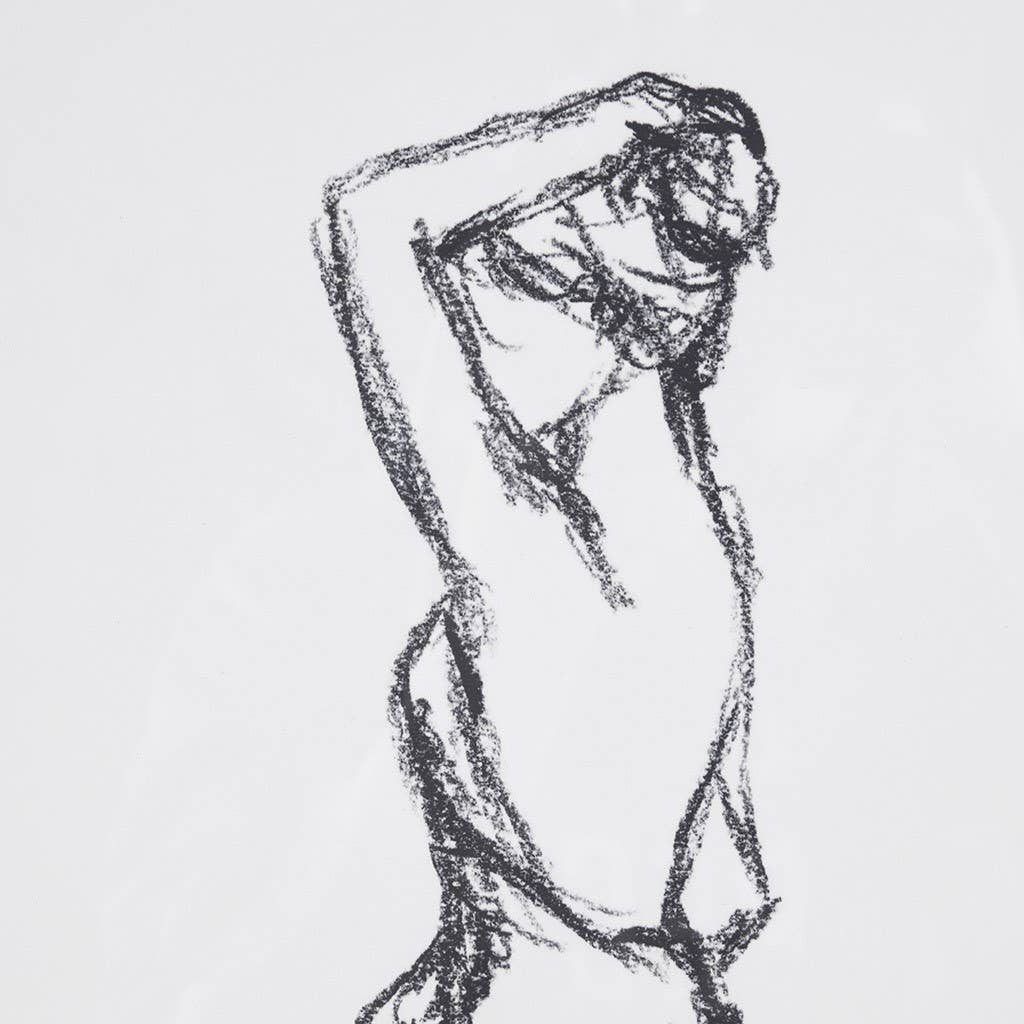 Olliix - Feminine Figure Sketch Wall Decor Framed Art 2-PIece Set