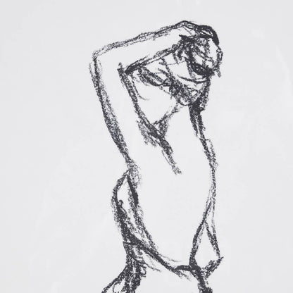Olliix - Feminine Figure Sketch Wall Decor Framed Art 2-PIece Set