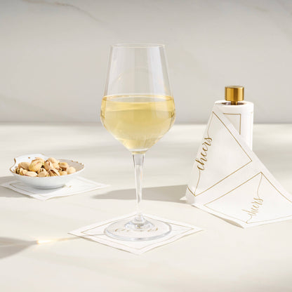 Table Theory (Formerly Toasting with Tara) - Exclusive Cocktail Napkin Stand in Gold