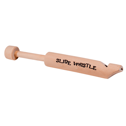 Toysmith - Neato! Wooden Slide Whistle, 6.5" Sealed Musical Toy, Retro