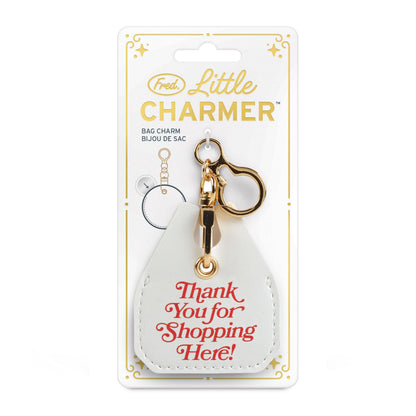 Fred & Friends - LITTLE CHARMER Shopping Bag Charm, AirTag & Quarter Holder