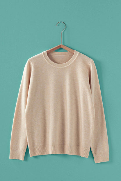 Urban Daizy - Soft Viscose Blend Crewneck Knit Pullover