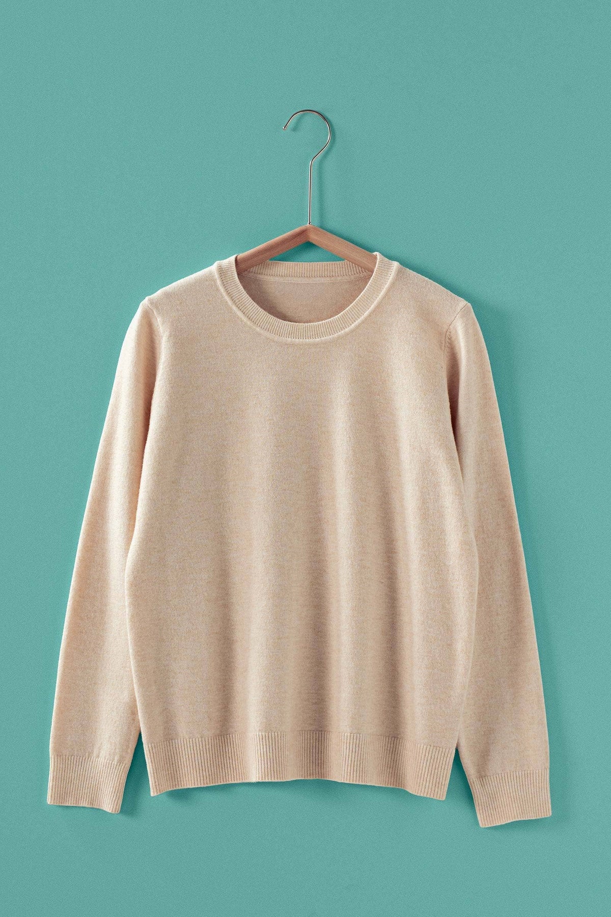 Urban Daizy - Soft Viscose Blend Crewneck Knit Pullover