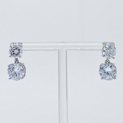 Ellison+Young - Double Diamond Dangle Earrings