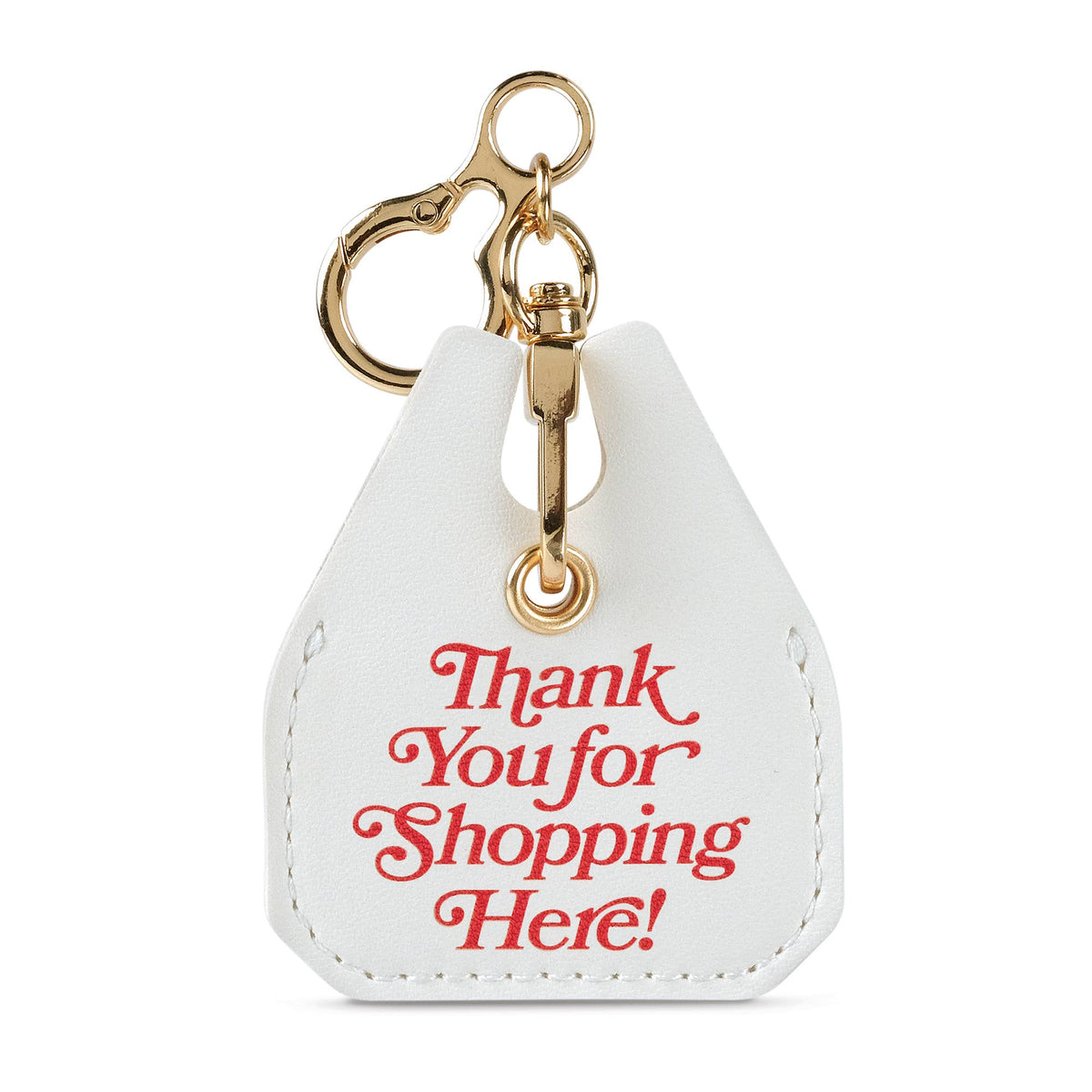 Fred & Friends - LITTLE CHARMER Shopping Bag Charm, AirTag & Quarter Holder
