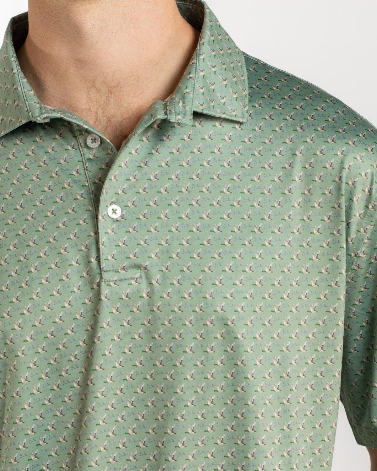 The Royal Standard Men's Flying Mallard Performance Polo