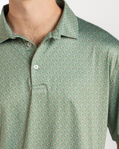 The Royal Standard Men's Flying Mallard Performance Polo