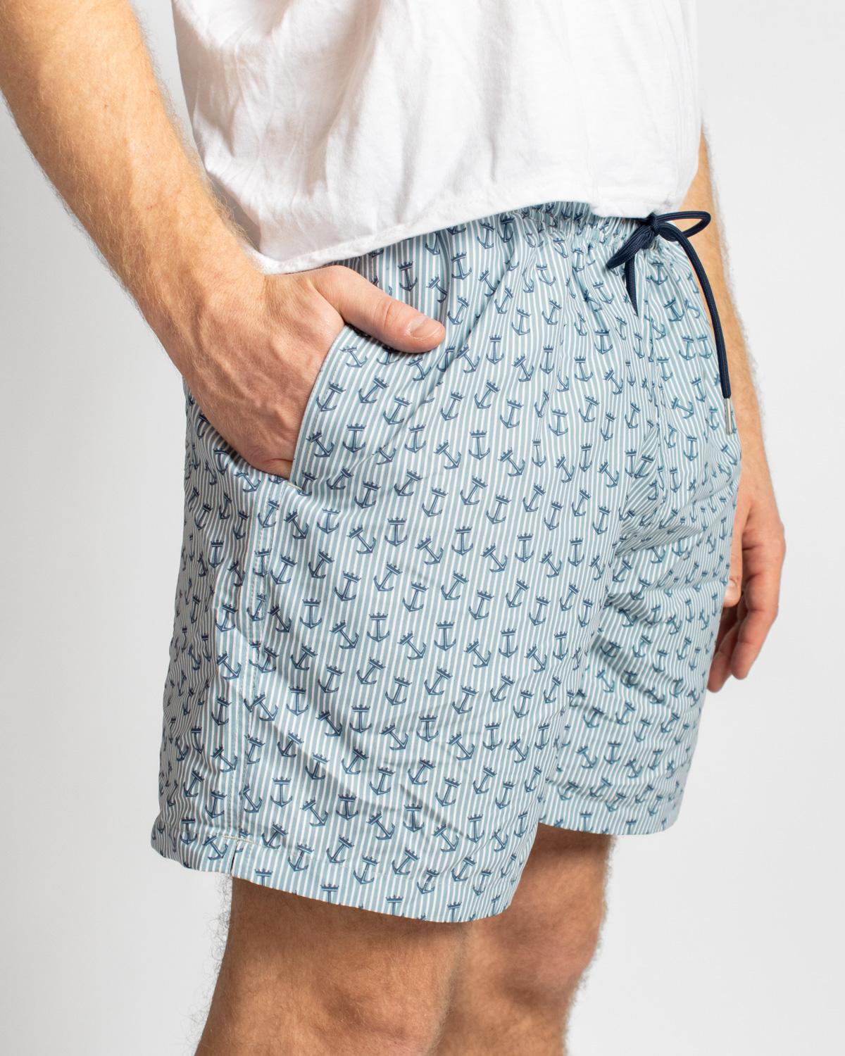 The Royal Standard Men's Crown and Anchor Swim Trunks