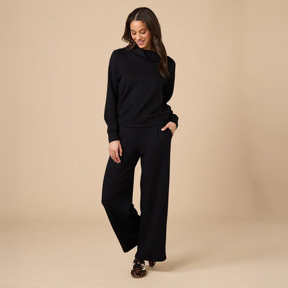 Softies DreamTech Cowl Neck with Pleated Pant