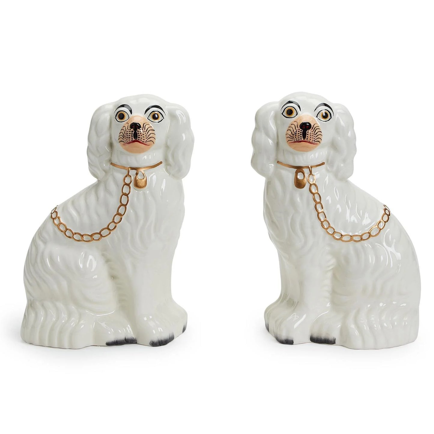 Two's Company Staffordshire Dog Statues