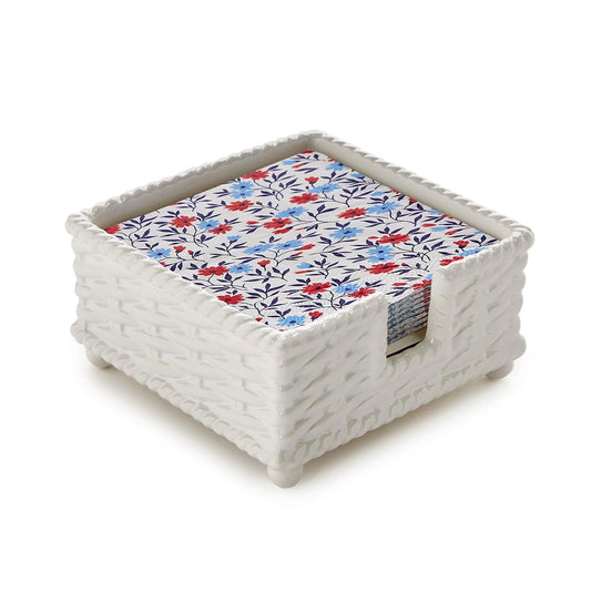 Two's Company Bloom 3-ply Paper Cocktail Napkin