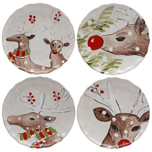 Costa Nova "Deer Friends" Dinner Plates