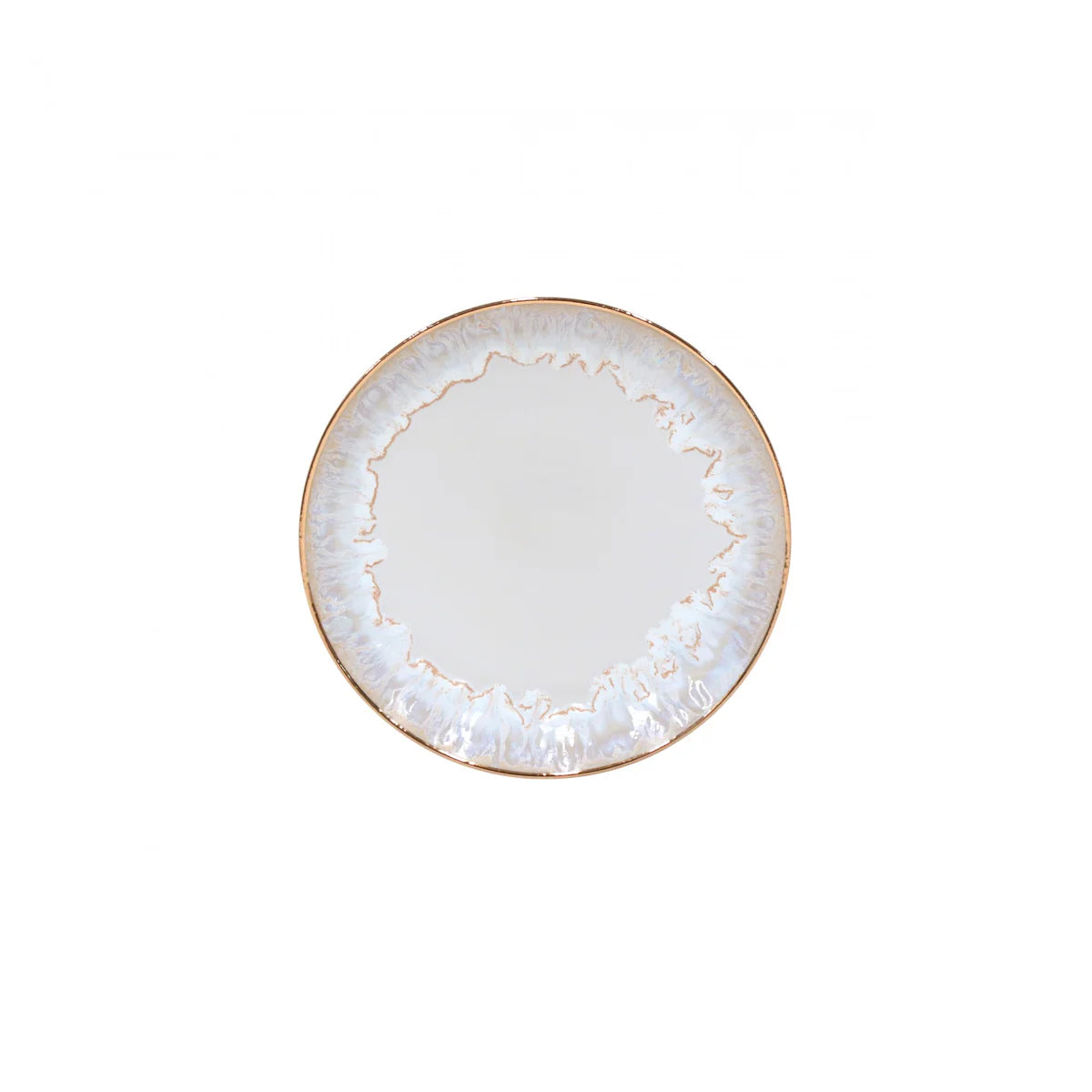 Casafina Taormina White Gold Salad Plate
