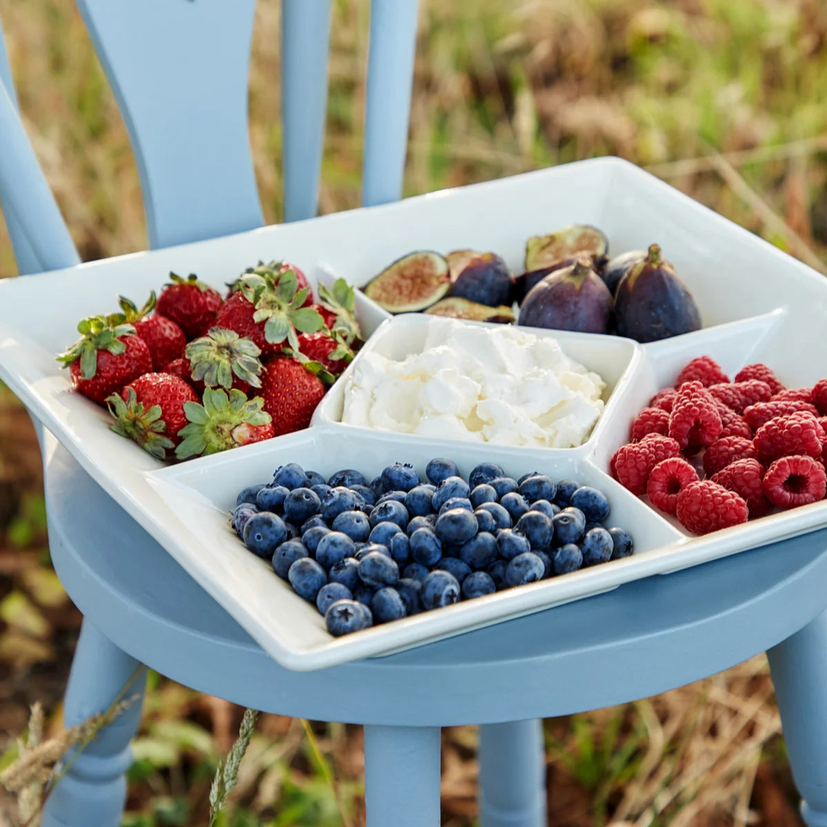 Cook & Host White Square Appetizer Tray