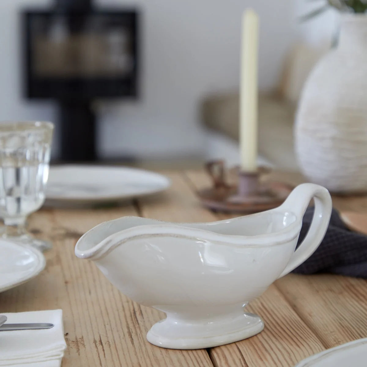 Costa Nova Fontana White Gravy Boat