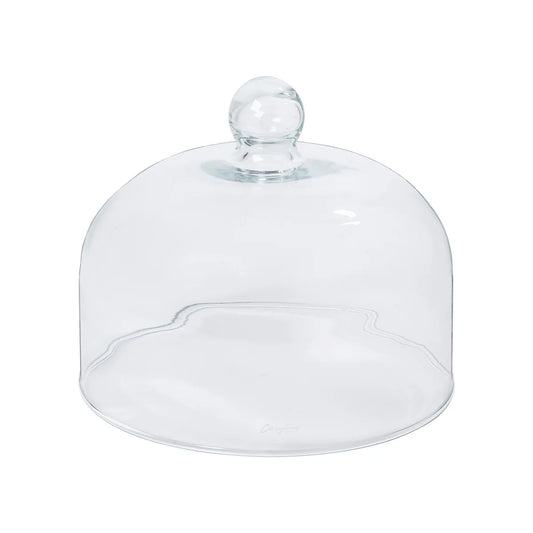 Casafina Large Glass Dome Arcade by Costa Nova, clear glass with spherical finial
