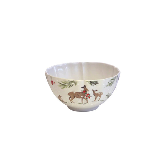 Costa Nova "Deer Friends" Cereal Bowl