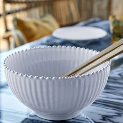 Costa Nova Pearl White Salad Bowl