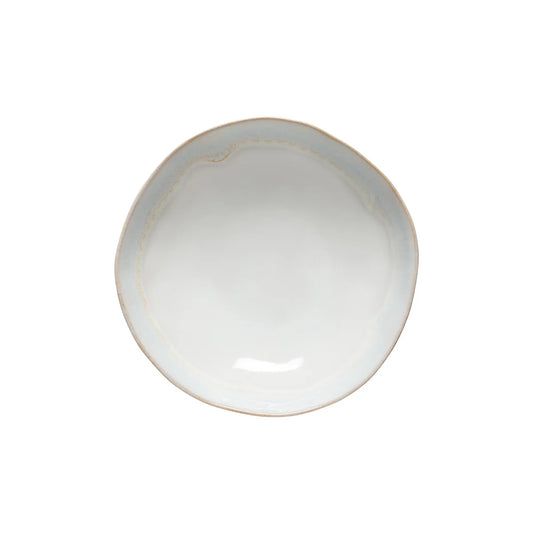 Casafina Brisa Salt pasta bowl in cream with taupe-accented rim