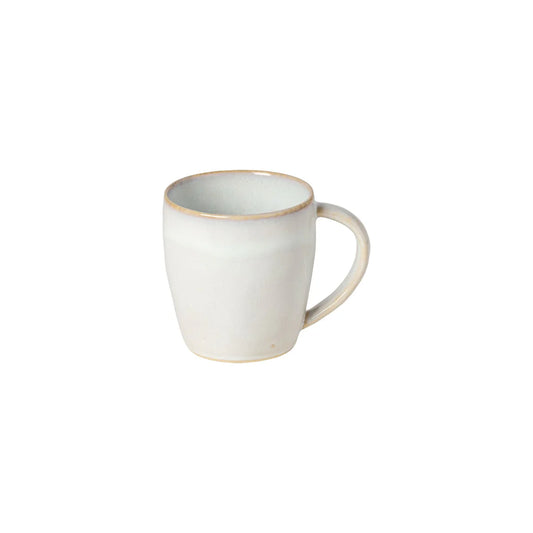 Casafina Brisa Salt mug in cream with handle and natural rim detail