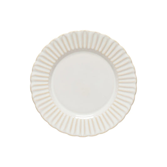 Costa Nova "Cristal" White Dinner Plate