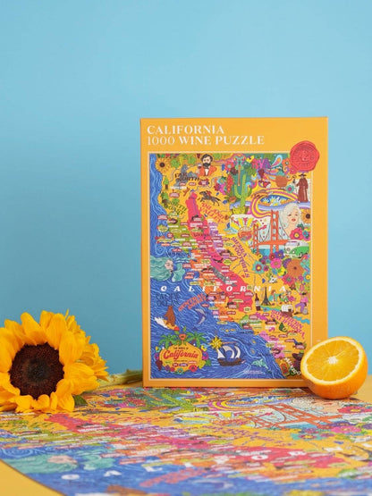 Water & Wines US - California Wine Puzzle