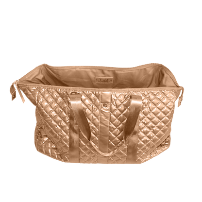 Lemonbella - Lemonbella Copper Diamond Weekender Duffle Travel Bag 3/1