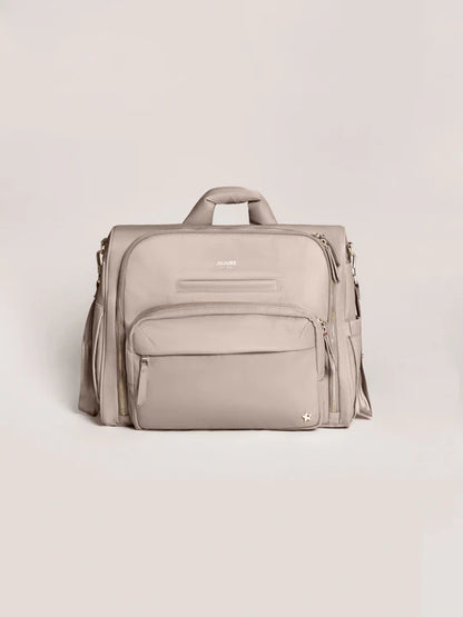 Jujube Satchel Diaper Bag Taupe