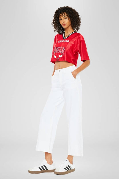 Kan Can USA - OPEN PACK HIGH RISE CROPPED WIDE LEG-KC7480WT