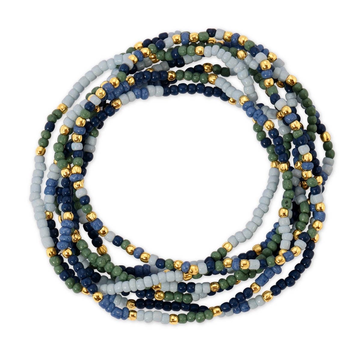 Splendid Iris - Assorted 2mm Stretch Seed Bead Bracelets