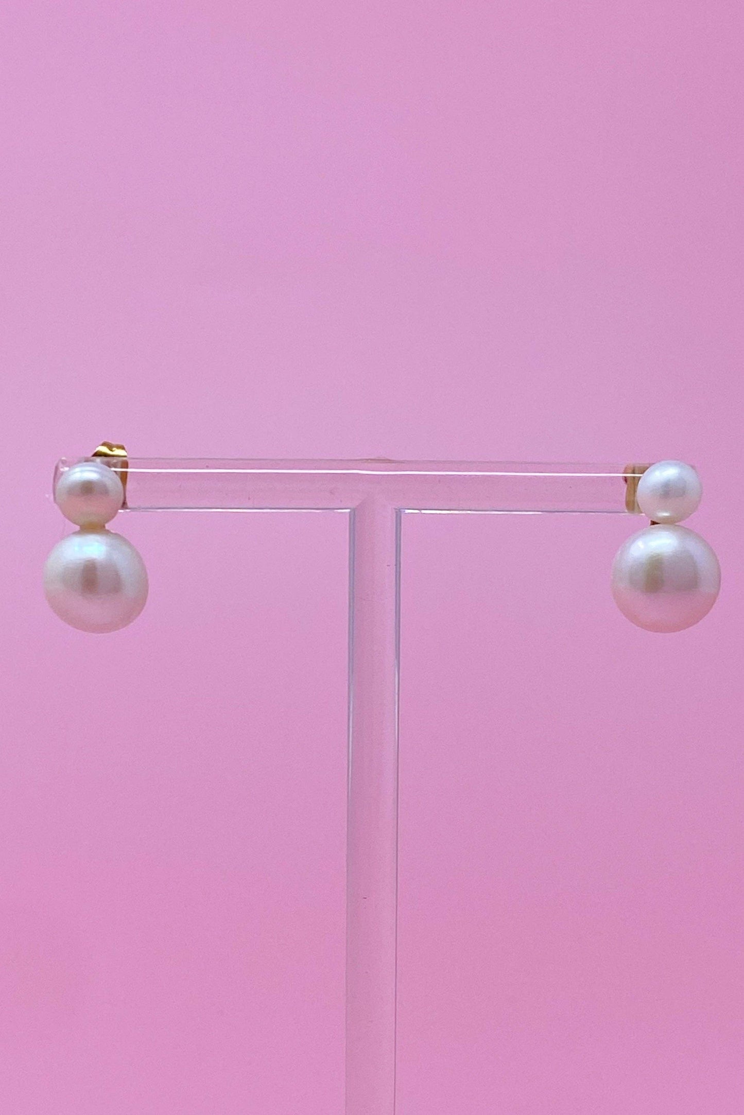 Ellison+Young - Classic Double Pearl Earrings