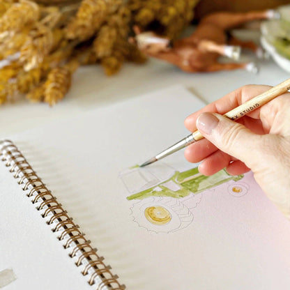 emily lex studio - Farm watercolor workbook