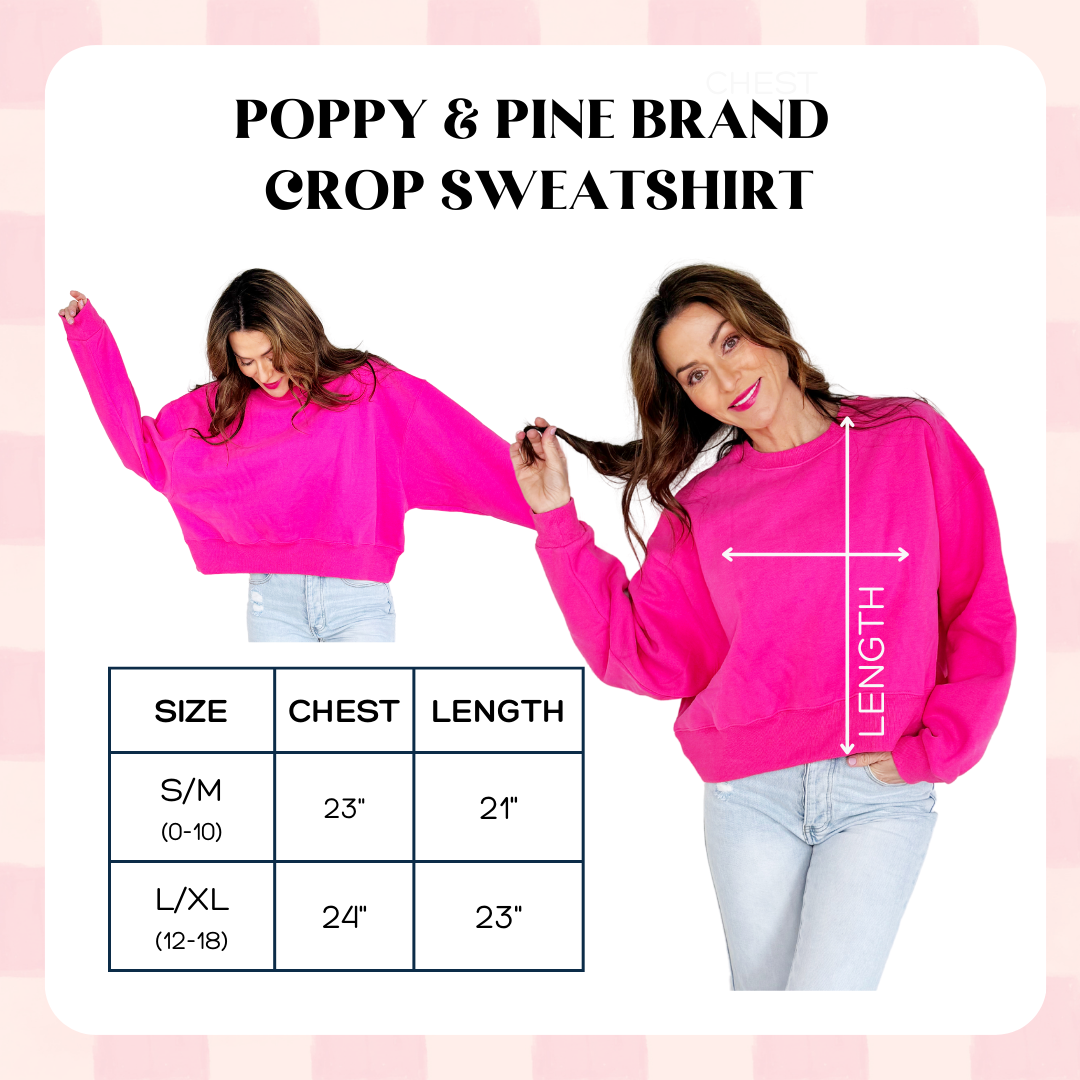 Poppy & Pine - Flying Mallard Crop Sweatshirt
