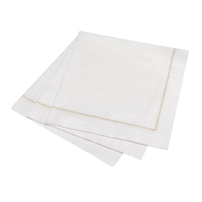 The Napkins - Hemstitch TAUPE Napkins Guest Towel