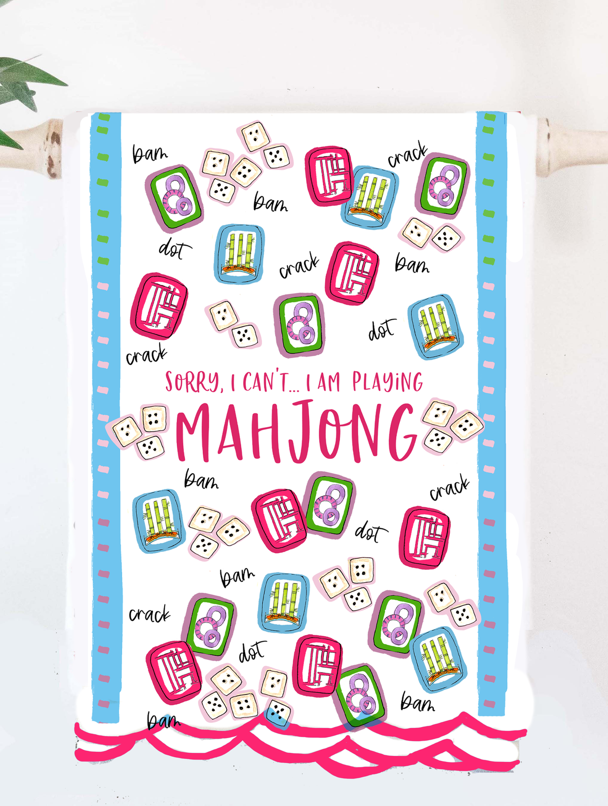 Happy By Rachel, LLC - Mahjong Towel