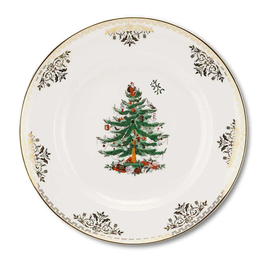 Spode "Gold Christmas Tree" Salad Plate