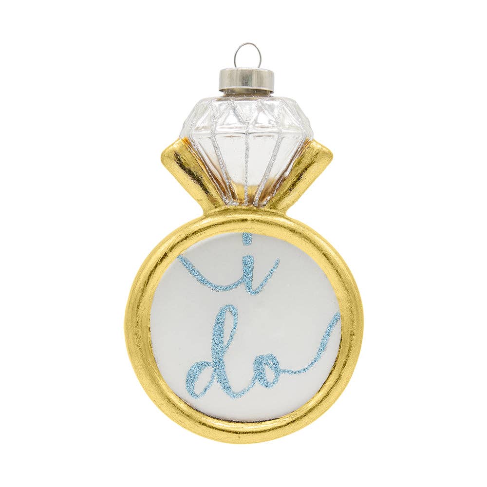 kat + annie - Holiday Glass Ornament – I Do!