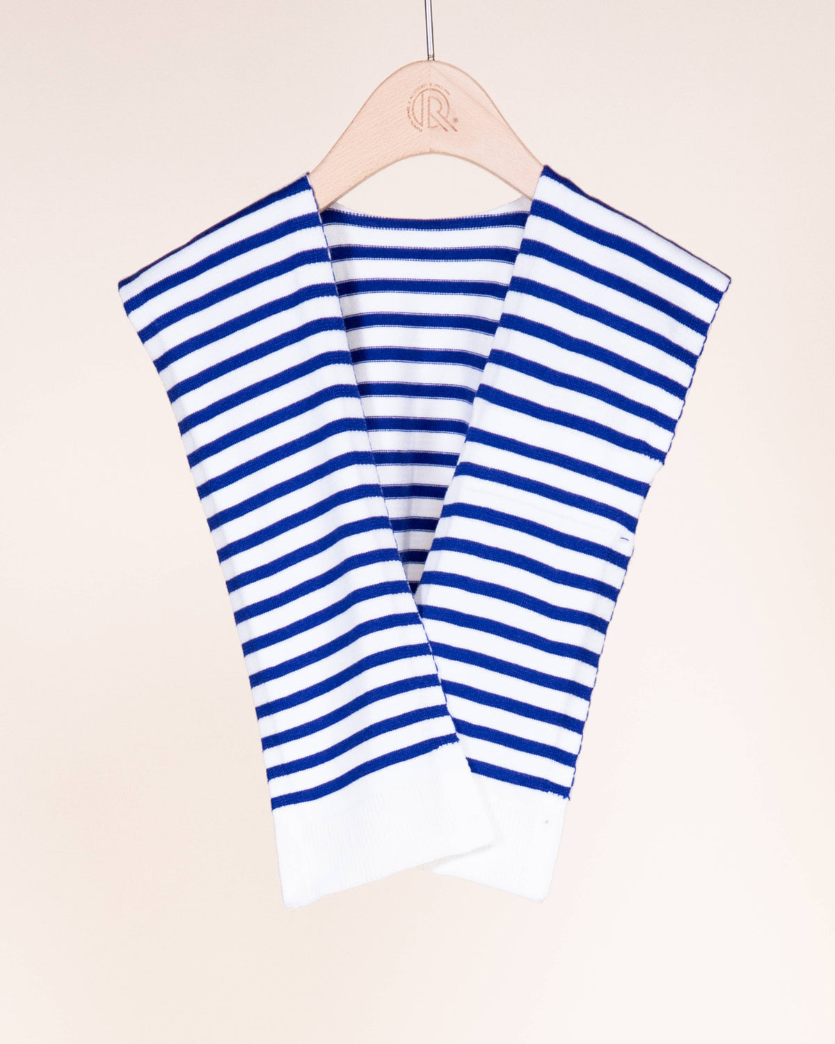 Original USA - Striped Preppy Mock Sweater Wrap