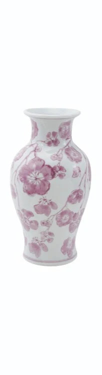 Hazel Mazel - Stoneware Vase with Floral Design