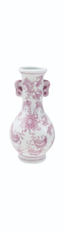 Hazel Mazel - Stoneware Vase with Floral Design